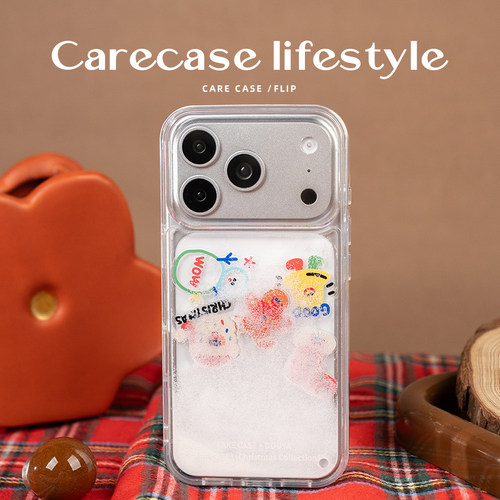 CARECASE圣诞卡通雪花手机壳