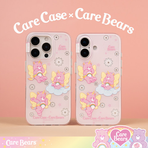 CARECASE x CareBears联名 独角彩虹熊聚会手机壳 适用于苹果iPhone17 16 15 14 ProMax 童趣可爱卡通插画