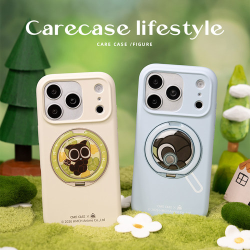 CARECASE 罗小黑联名 液态支点手机壳 适用于iPhone17 16 15ProMax 原创设计 卡通可爱 简约百搭