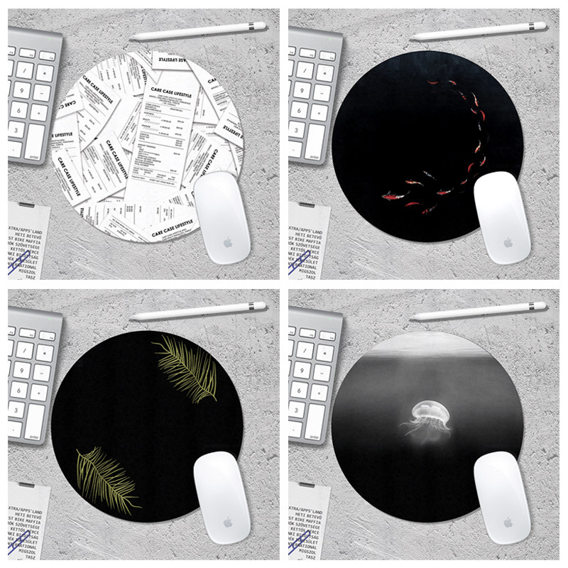 Original design Mouse pad Koi jellyfish Daughter Schoolboy circular thickening trumpet to work in an office game Simplicity computerin the Computer Hardware/Monitor/Computer Peripherals , Computer Peripherals , Mouse Pad/Paste/Wrist pad  category - from Buy2taobao.com to provide professional Taobao agent buy service