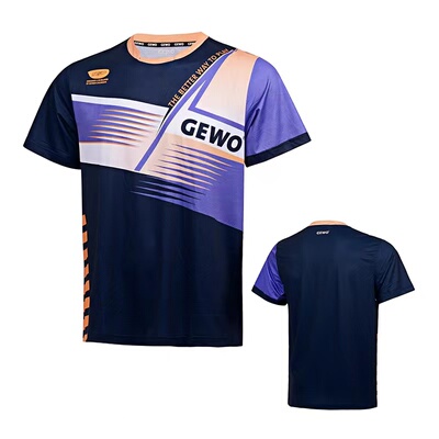 杰沃  乒乓球专业运动短袖T恤  F10闪耀  舒适透气