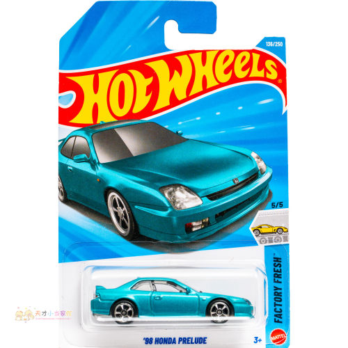 26年136号 '98 HONDA PRELUDE 本田 青色 风火轮 FACTORY FRESH