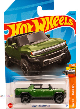 23年116号 GMC HUMMER EV 悍马 绿色 风火轮 HW HOT TRUCKS系列23