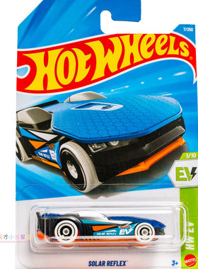 7号 SOLAR REFLEX 蓝橙色 风火轮 HW EV系列26F