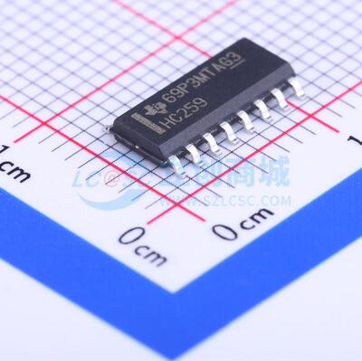 锁存器 SN74HC259DR SOIC-16 原装正品 电子元器件配单