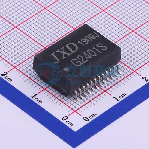 网口变压器 G2401S SMD-24P,17.8x12.3mm 单口 电子元器件配单