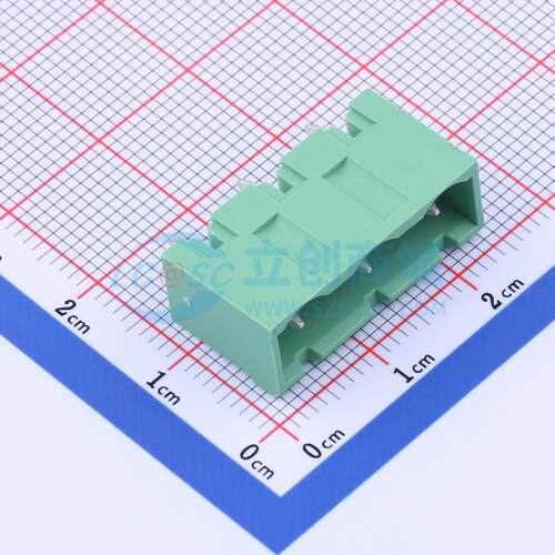 插拔式接线端子 MC-PA7.62V03-0001  7.62mm 板端/插座-闭口 1x3P