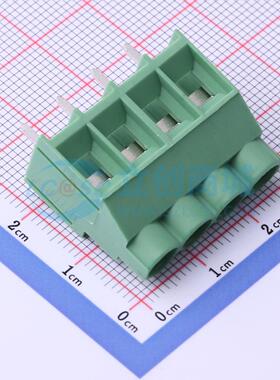 螺钉式接线端子 DB910-6.35-4P-GN-S P=6.35mm 电子元器件配单