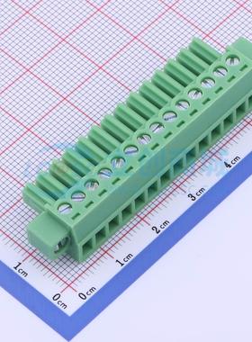 插拔式接线端子 KF2EDGKM-3.5-14P P=3.5mm 插头 1x14P 原装正品