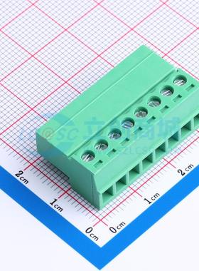 插拔式接线端子 MX15EDGRK-3.81-08P-GN01-Cu-Y-A P=3.81mm 插头