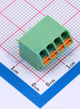 5只起 弹簧式接线端子 1752120 插件P=3.5mm 4P 原装 电子元器件