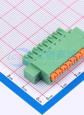 插拔式接线端子 DB2EKNM-3.5-8P-GN P=3.5mm 原装 电子元器件配单