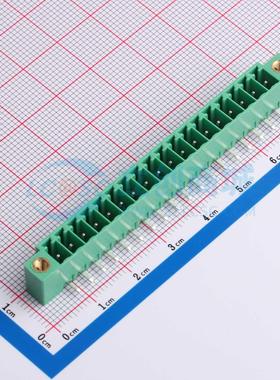 插拔式接线端子 MX15EDGRM-3.5-18P-GN01-Cu-A 插件,P=3.5mm 1x18