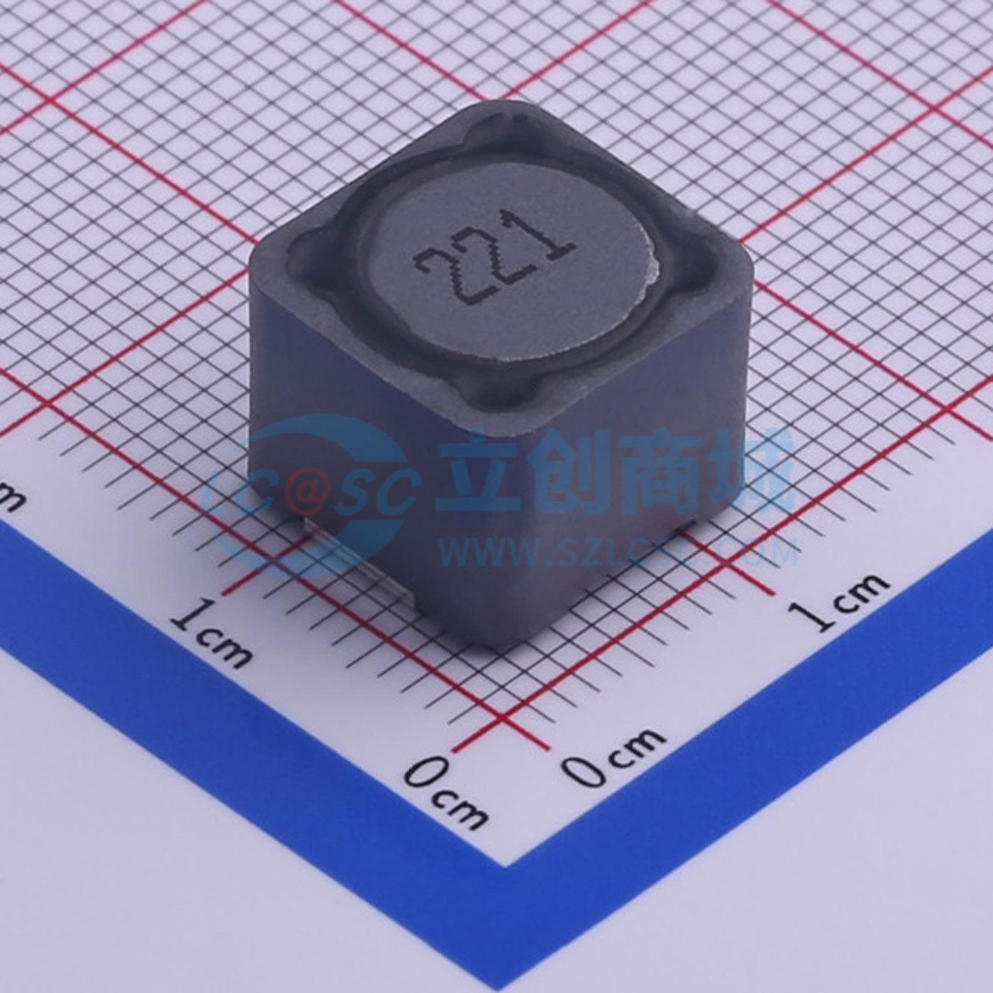 功率电感 GCRH129-221MC SMD,12x12mm 220uH ±20% 1.5A 原装
