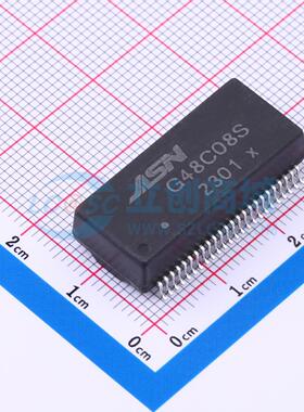 网口变压器 G48C08S SMD-48P,27.8x12.2mm 双口 电子元器件配单