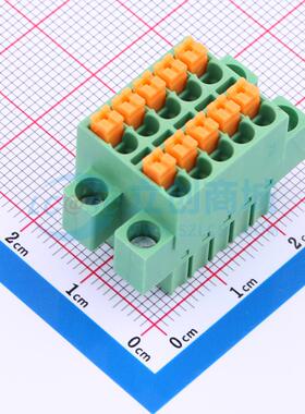 插拔式接线端子 JL15EDGKNHCM-35005G01 P=3.5mm 2x5P 电子元器件