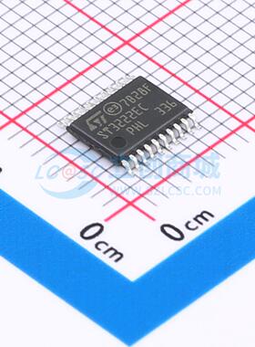 RS232芯片 ST3222ECTR TSSOP-20 原装正品 电子元器件配单