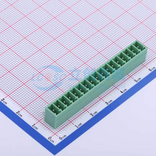 插拔式接线端子 DB2ERC-3.5-17P-GN 弯插,P=3.5mm 板端/插座-闭口