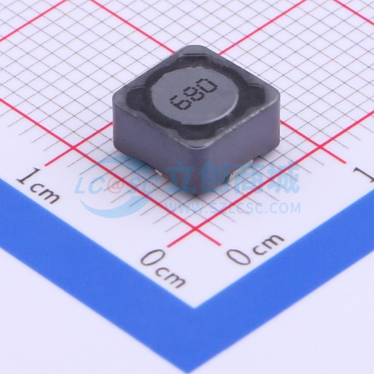 功率电感 SCDS74T-680M-N SMD,7.3x7.3mm 68uH ±20% 690mA