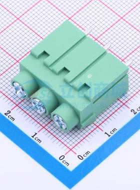 螺钉式接线端子 DB910-7.5-3P-GN-P 插件,P=7.5mm 1x3P 原装正品