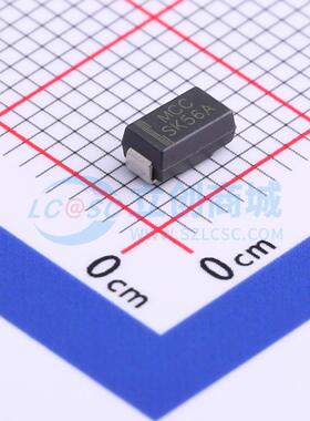 肖特基二极管 SK56A-LTP SMA(DO-214AC) 60V 5A MCC(美微科) 原装