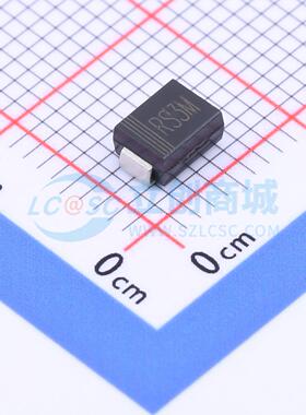 快恢复/高效率二极管 RS3M SMCG 1kV 3A CJ(江苏长电/长晶) 原装