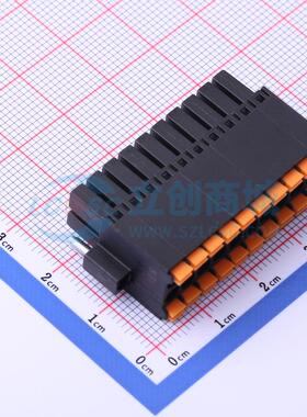 插拔式接线端子 KF2EDGKSM-3.5-2*10P P=3.5mm 插头 2x10P 原装