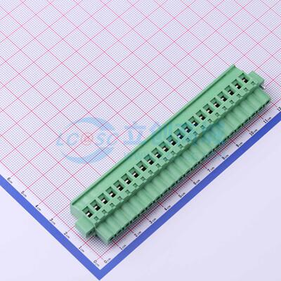 插拔式接线端子 WJ2EDGKBM-5.08-22P P=5.08mm 插头 1x22P 原装