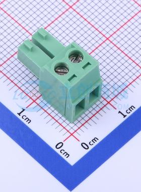 插拔式接线端子 PF381-C02ASMN1 P=3.81mm 插头 1x2P 电子元器件