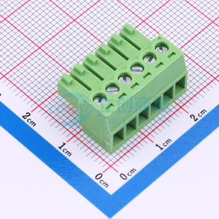 插拔式接线端子 XD15EDGK-3.5-6P-V P=3.5mm 原装 电子元器件配单