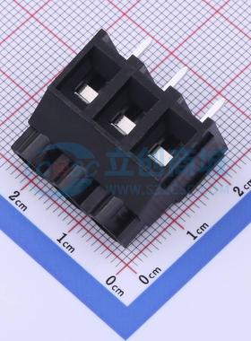 螺钉式接线端子 DB910-7.62-3P-BK-S P=7.62mm 电子元器件配单