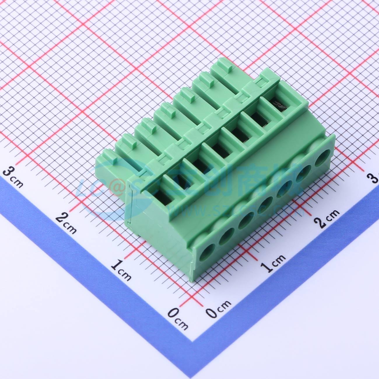 插拔式接线端子 JL15EDGKA-35007G01 P=3.5mm 插头 1x7P 原装正品