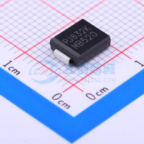 肖特基二极管 MB520_R1_00001 SMC(DO-214AB) 200V 5A PANJIT(强