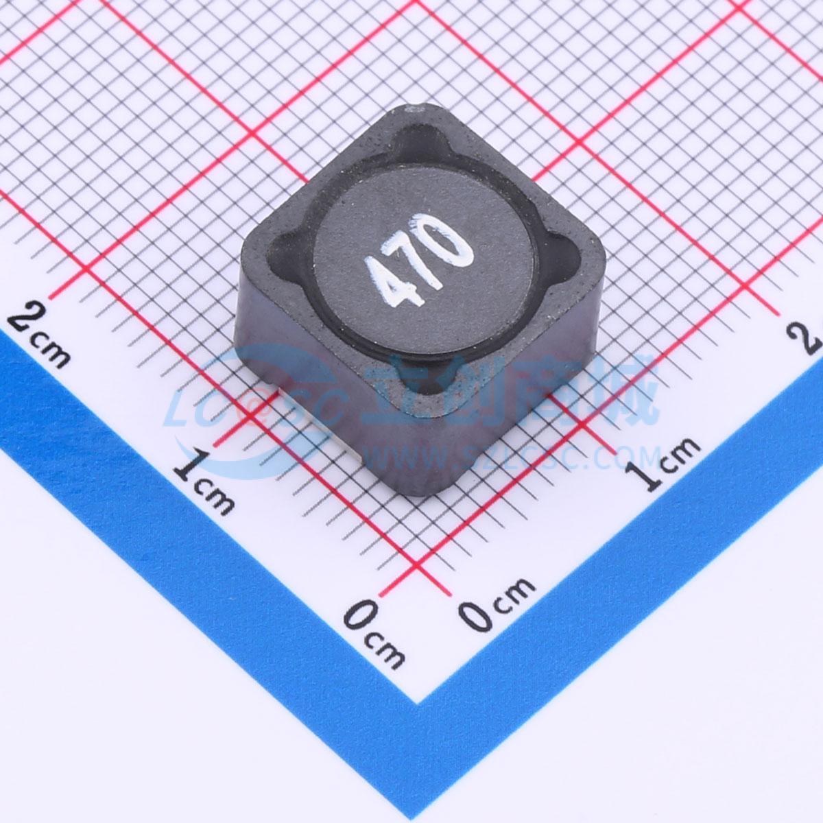 功率电感 CDRH127N-470M SMD,12.3x12.3mm 47uH ±20% 原装