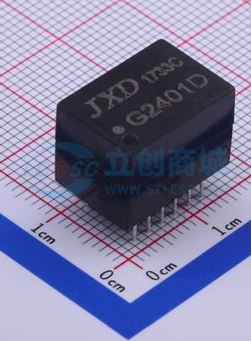 网口变压器 G2401D 插件,15.5x11mm 单口 原装 电子元器件配单