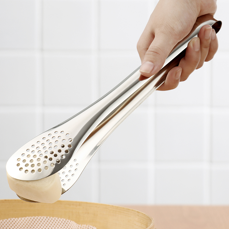 食品夹面包夹食物夹烧烤夹子夹菜夹子不锈钢加厚防烫油炸夹牛排夹