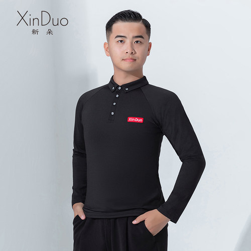 国标舞摩登舞上衣男士长袖舞服