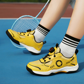 专业儿童羽毛球鞋 乒乓球鞋 男女童旋转扣轻便减震透气运动鞋 网球鞋