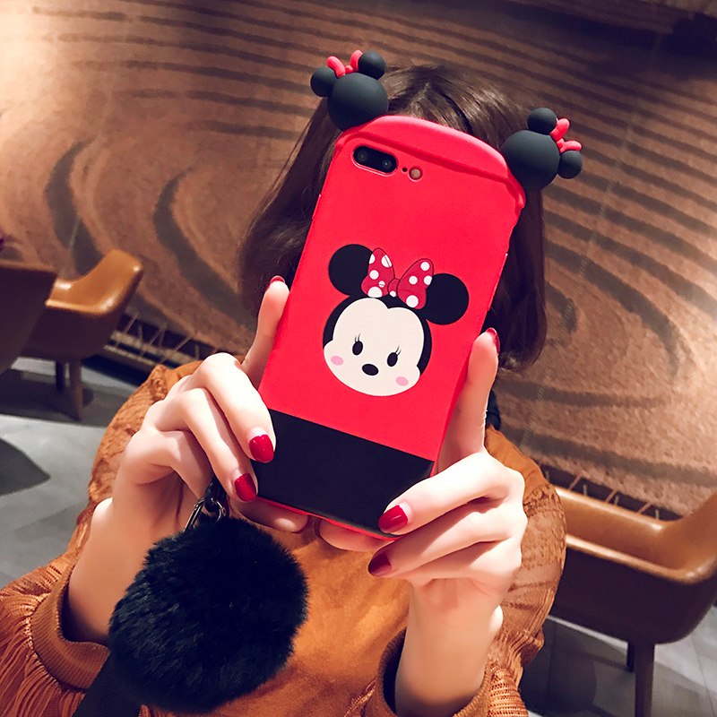 ¿É°®ÃׯæÃ×Äáiphone7ÊÖ»ú¿Ç6s¿¨Í¨¹è½ºÈíÌ×7plusÆ»¹ûx¹ÒÉþ·Àˤ8³±