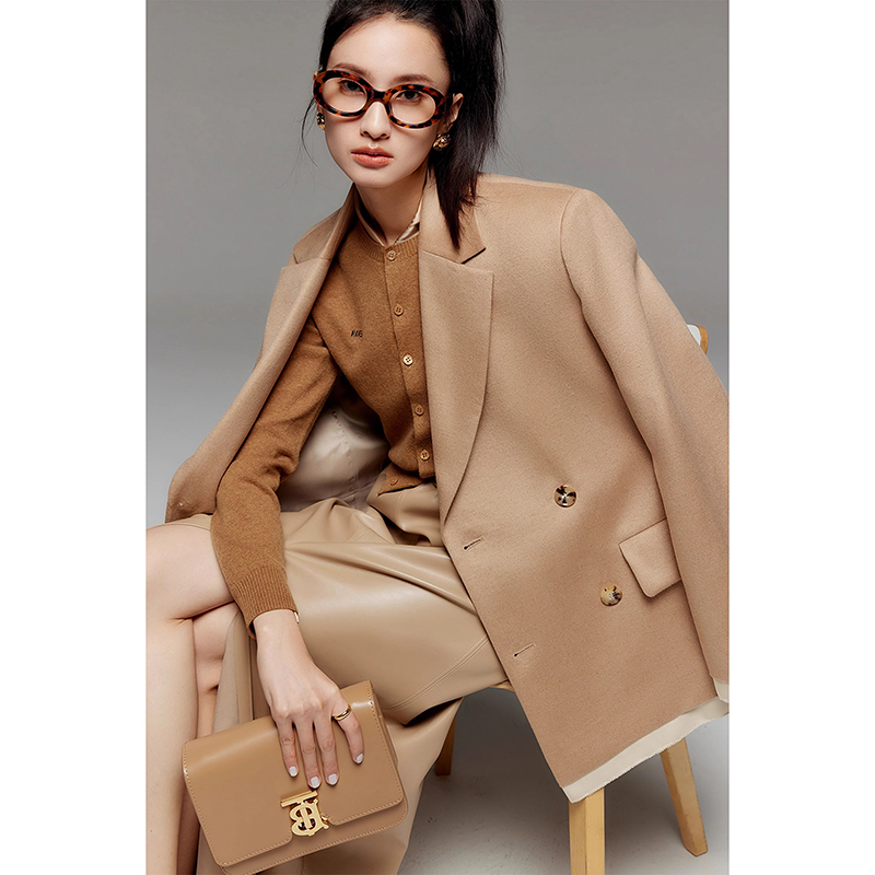 阿拉善骆驼绒羊毛西装/半裙