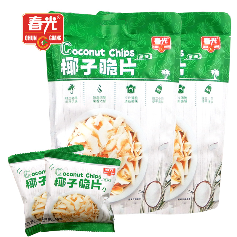 海南特产春光椰子脆片独立小袋