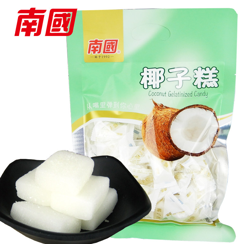 海南特产 南国椰子糕500g袋 喜糖手工软糖果水果小吃零食