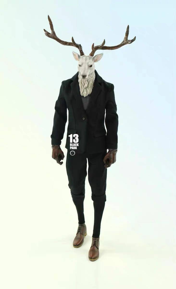 black 13 park b13 五周年特别限定版 异色鹿 白鹿 手办 限量