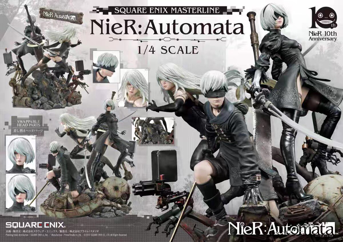 Prime1Studio P1S 尼尔机械纪元 NieR Automata2B A2 2A雕像 限量