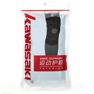 川崎KAWASAKI羽毛球篮球足球骑行运动护具护膝KF 3402松紧可调