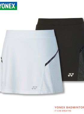 正品YONEX尤尼克斯羽毛球服女款夏季新款速干YY运动短裤裙220117