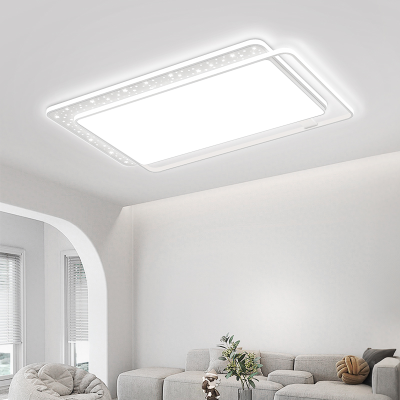 客厅主灯2025新款LED吸顶灯现代简约大气主卧室吊灯具大全屋中山