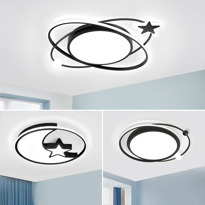 LED吸顶灯2025新款儿童房间主卧室灯现代简约大气客厅吊灯具大全