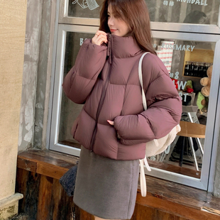 90白鸭绒韩版 新款 立领保暖羽绒服外套661 女2025年冬季 瑞瑞设计款