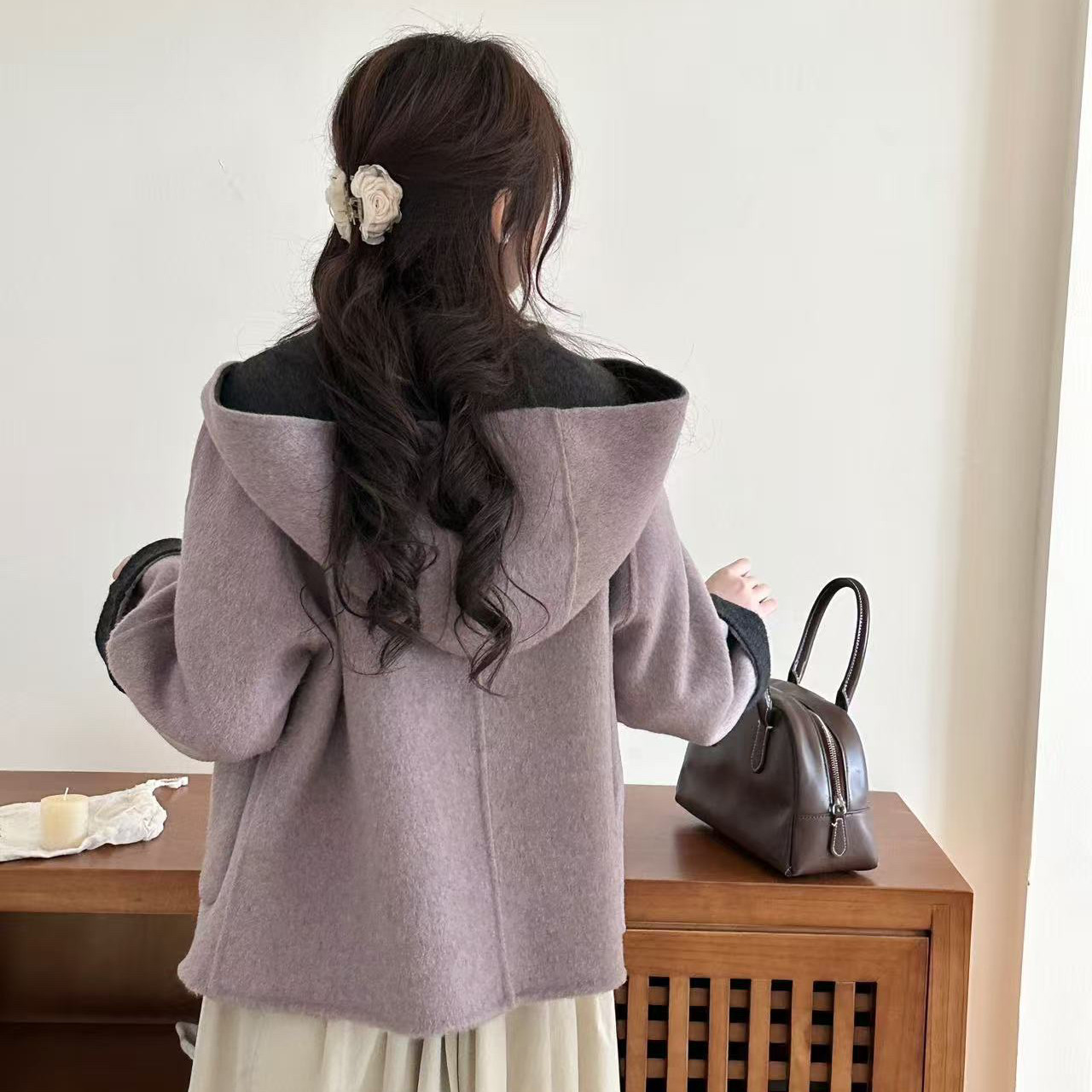 瑞瑞店羊毛大衣羊毛外套(配可拆卸帽子)(含68.8羊毛)253255879ZD,女装/女士精品,羽绒服,淘宝优惠券,粉丝福利购,淘宝优惠卷